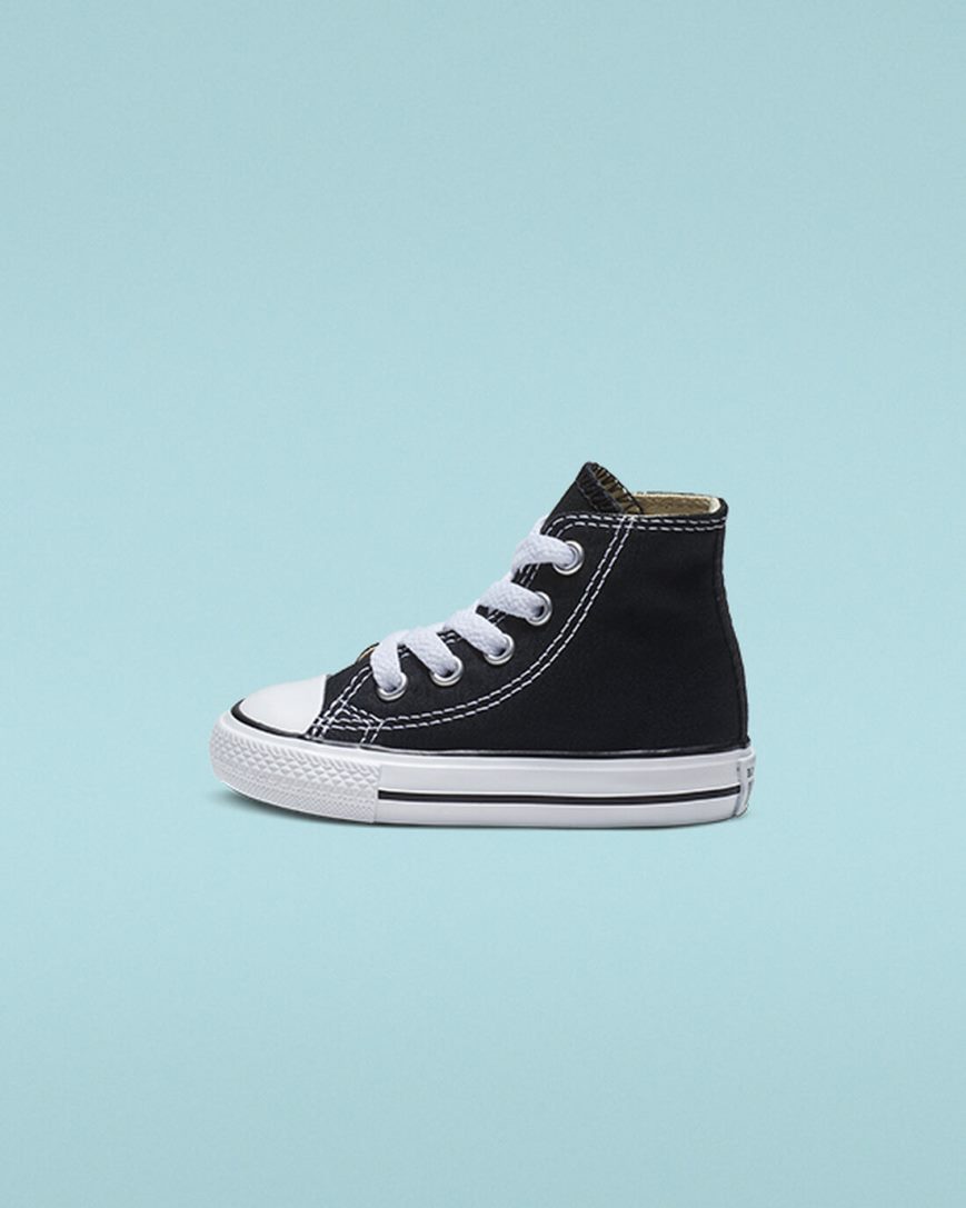 Tenis Converse Chuck Taylor All Star Classicos Cano Alto Menino Pretas | PT I0P3T89